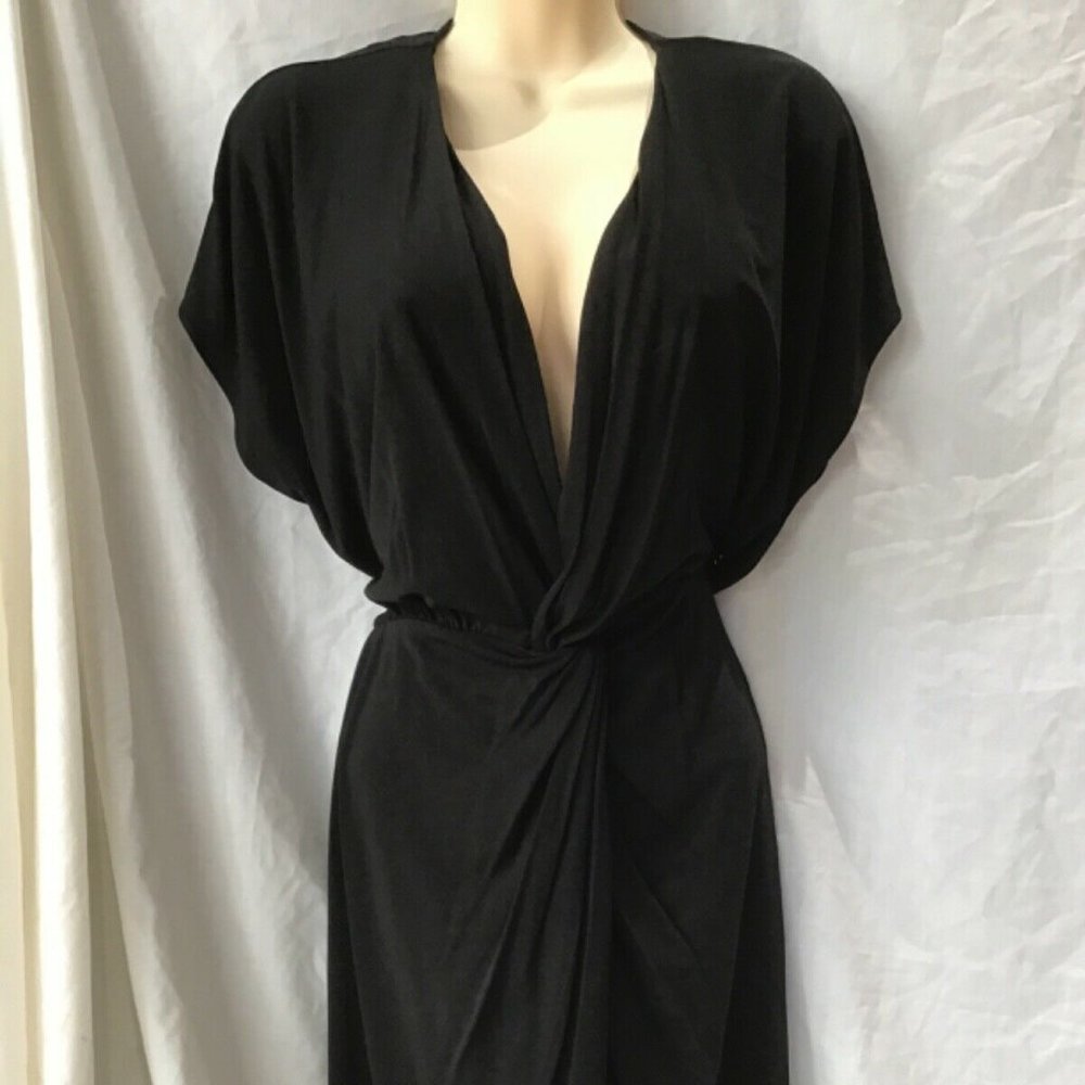 HH HAUTE HIPPIE plunge Knotted Bodycon Dress